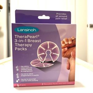 Lansinoh TheraPearl 3-in-1 Breast Therapy Packs